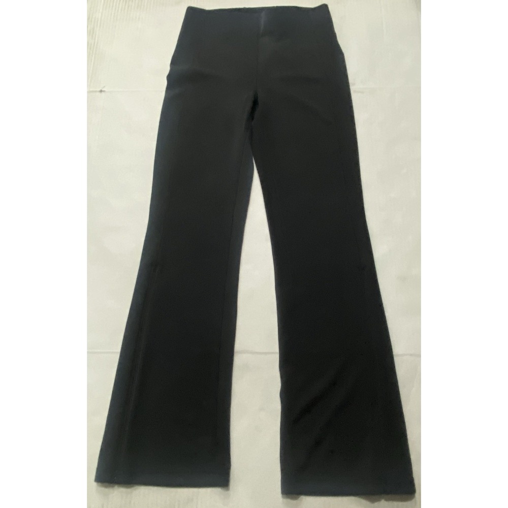 Lululemon Pants Womens 8 Black Ankle Twill Zip Pocket Legs Running Stretch